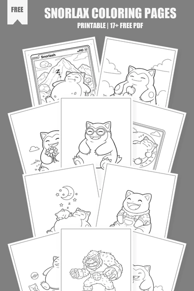 Coloring Pages PDF Pack Cover
