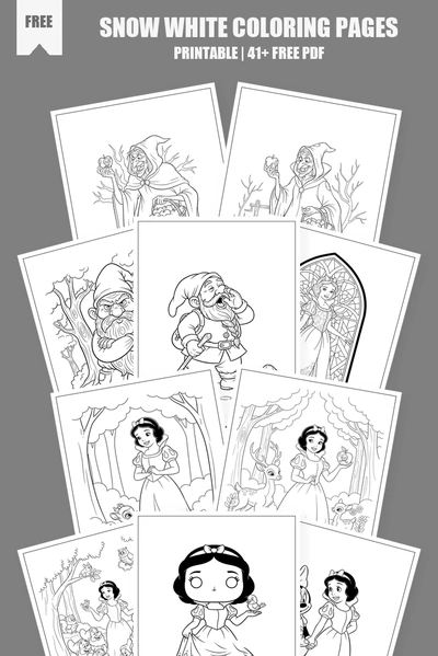 Coloring Pages PDF Pack Cover