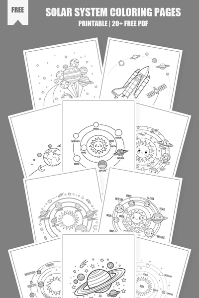 Coloring Pages PDF Pack Cover