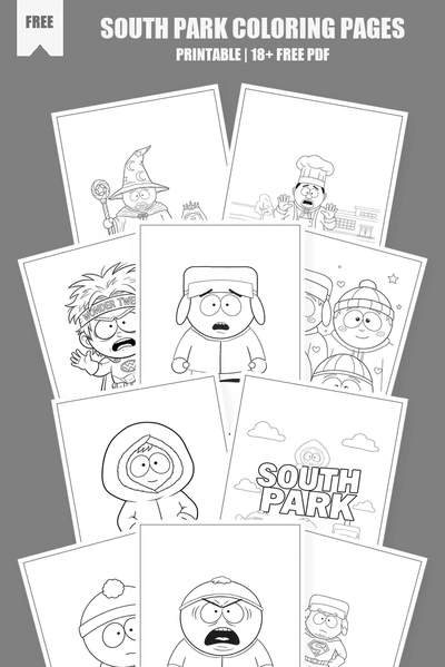 Coloring Pages PDF Pack Cover