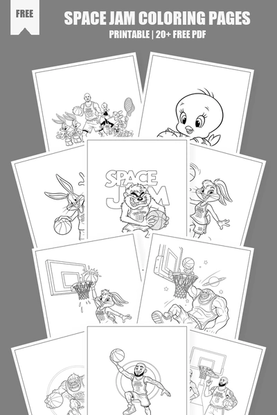 Coloring Pages PDF Pack Cover