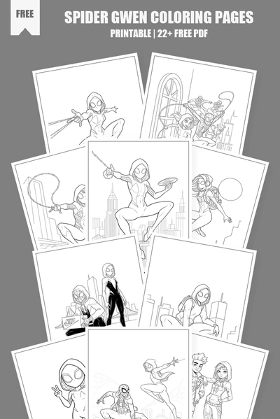 Coloring Pages PDF Pack Cover