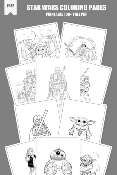 Coloring Pages PDF Pack Cover