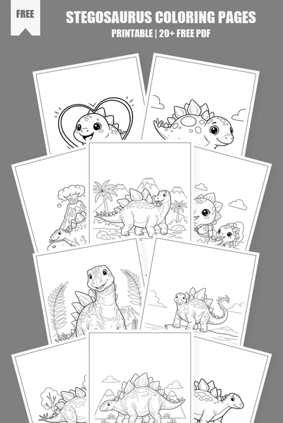 Coloring Pages PDF Pack Cover
