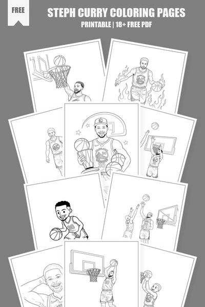 Coloring Pages PDF Pack Cover
