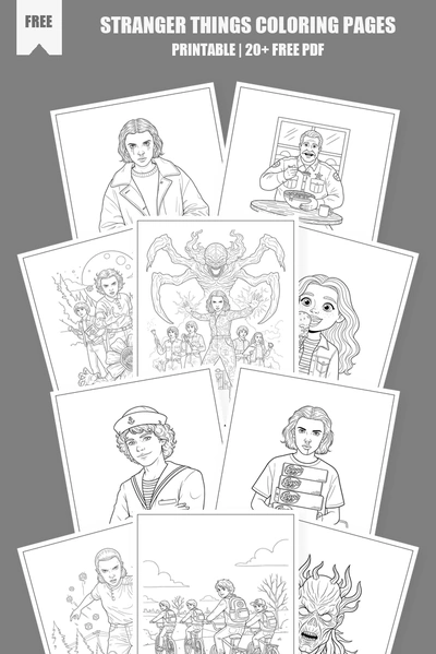 Coloring Pages PDF Pack Cover