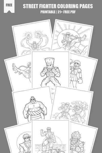 Coloring Pages PDF Pack Cover