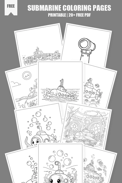Coloring Pages PDF Pack Cover