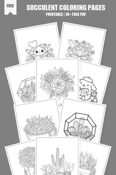 Coloring Pages PDF Pack Cover