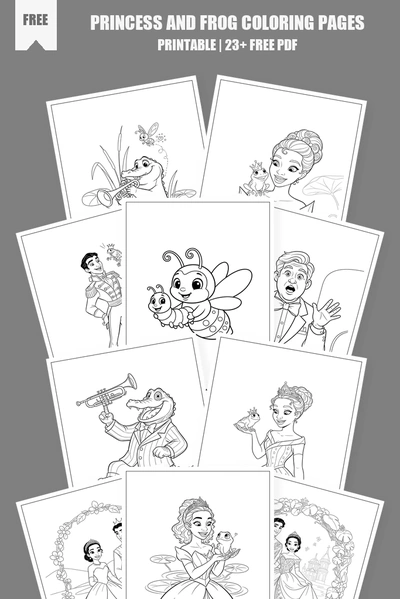 Coloring Pages PDF Pack Cover