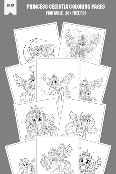 Coloring Pages PDF Pack Cover