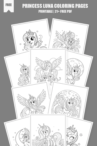 Coloring Pages PDF Pack Cover
