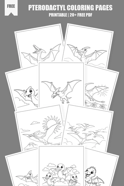 Coloring Pages PDF Pack Cover