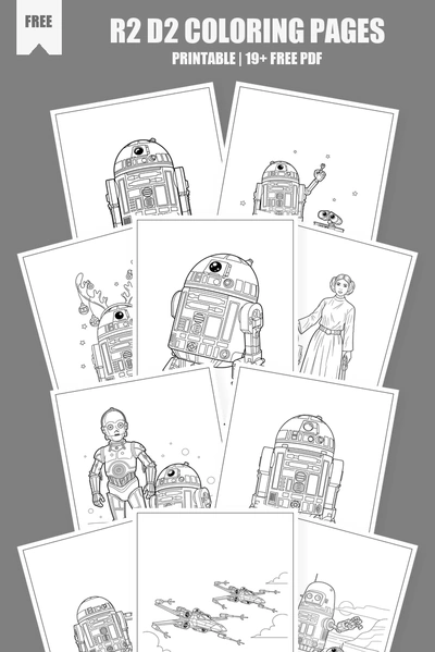 Coloring Pages PDF Pack Cover