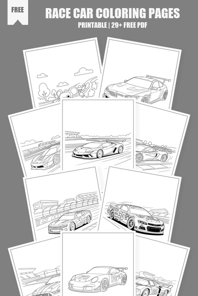 Coloring Pages PDF Pack Cover