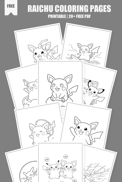 Coloring Pages PDF Pack Cover