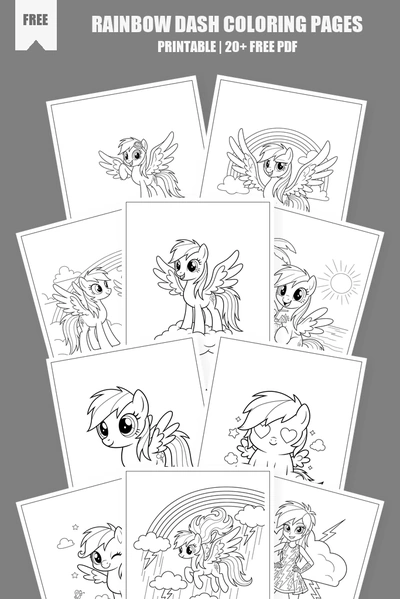 Coloring Pages PDF Pack Cover