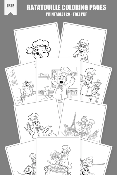 Coloring Pages PDF Pack Cover
