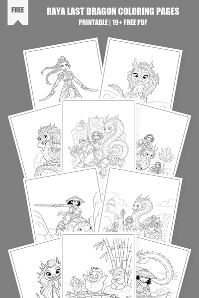 Coloring Pages PDF Pack Cover
