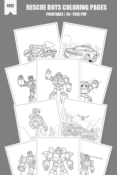 Coloring Pages PDF Pack Cover