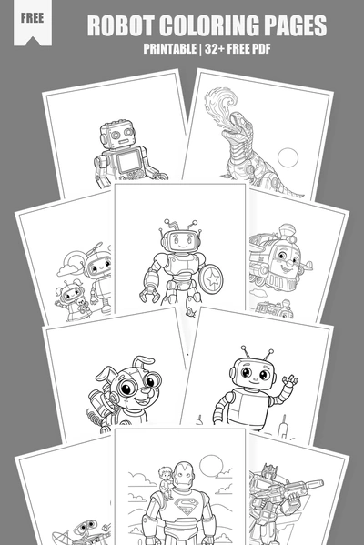 Coloring Pages PDF Pack Cover