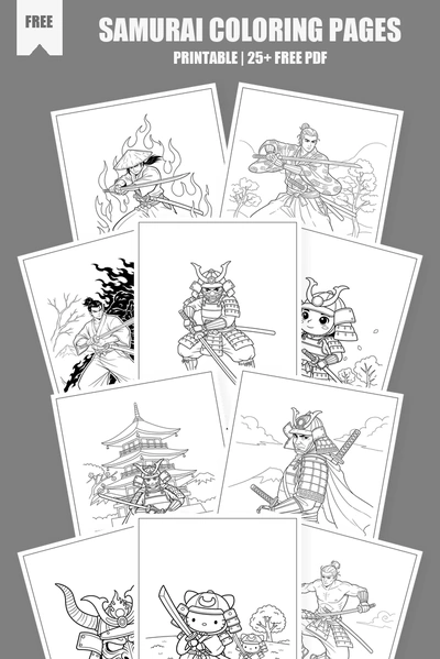 Coloring Pages PDF Pack Cover