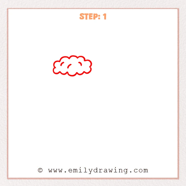 how to draw a buffalo - Step 1