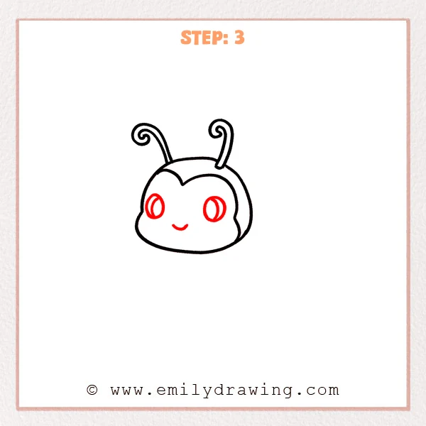 how to draw a bug - Step 3