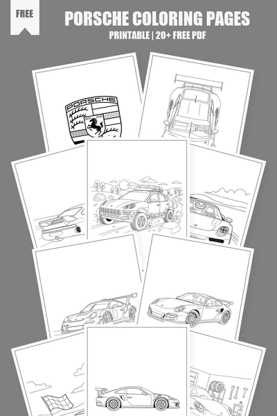 Coloring Pages PDF Pack Cover