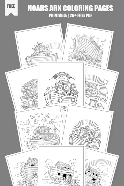 Coloring Pages PDF Pack Cover
