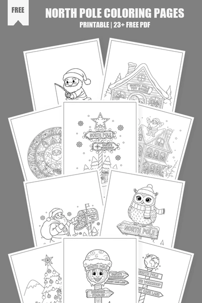Coloring Pages PDF Pack Cover