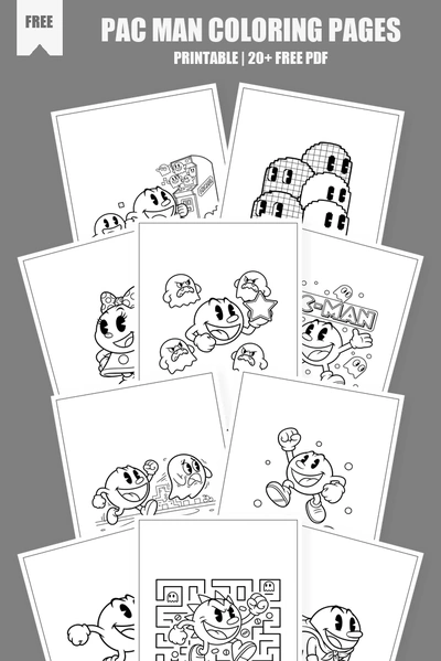 Coloring Pages PDF Pack Cover