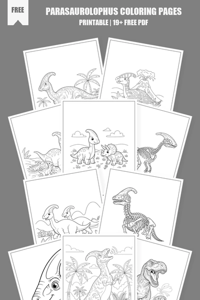 Coloring Pages PDF Pack Cover