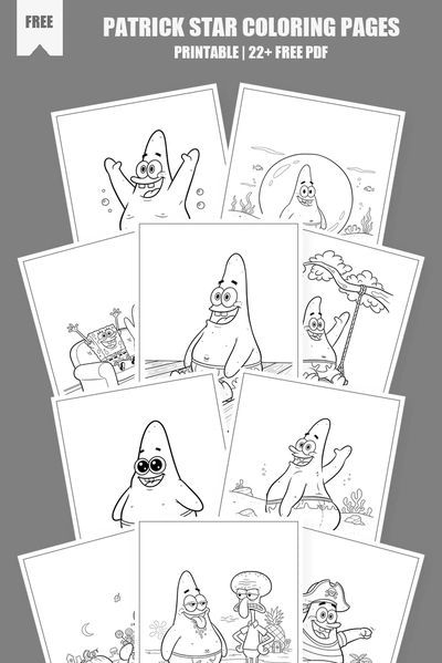 Coloring Pages PDF Pack Cover