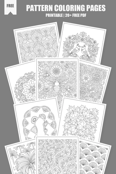 Coloring Pages PDF Pack Cover