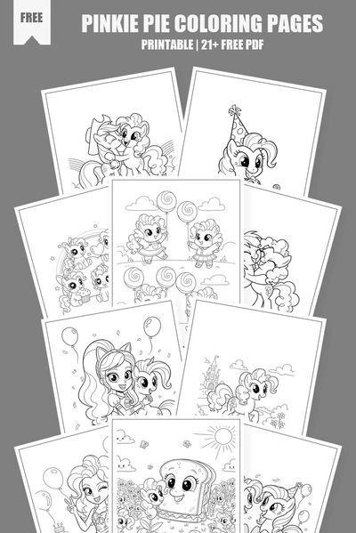Coloring Pages PDF Pack Cover