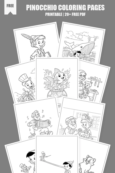 Coloring Pages PDF Pack Cover