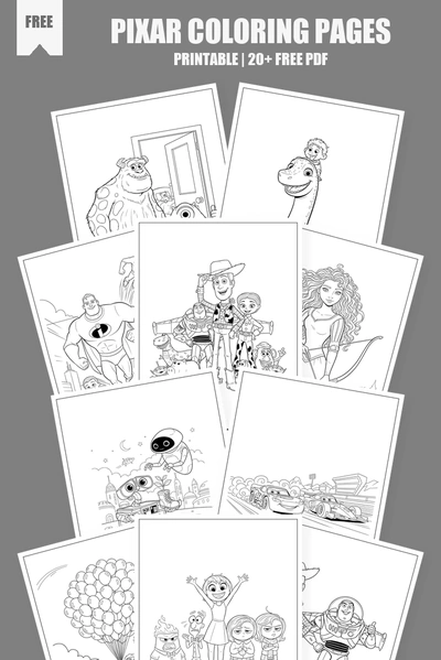 Coloring Pages PDF Pack Cover