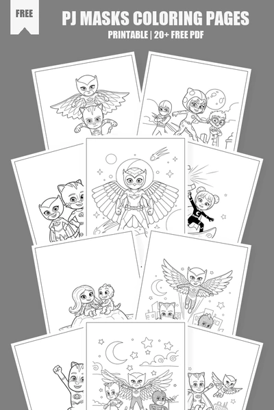 Coloring Pages PDF Pack Cover