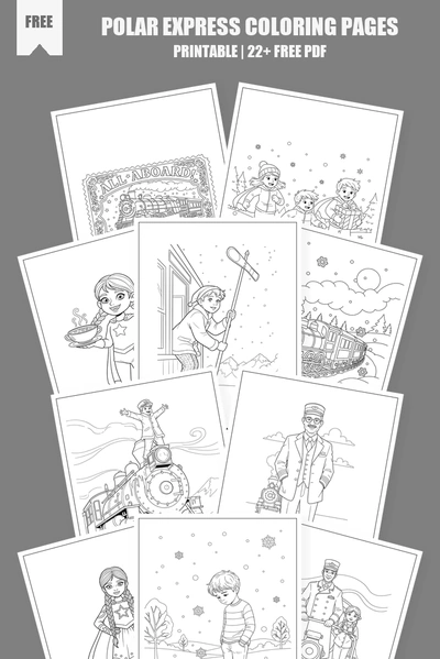 Coloring Pages PDF Pack Cover