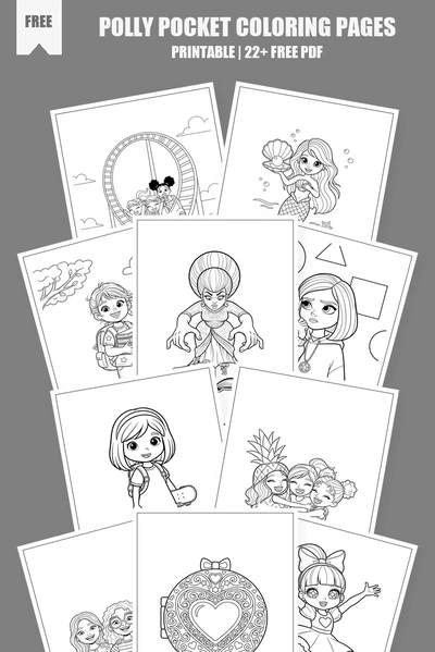 Coloring Pages PDF Pack Cover