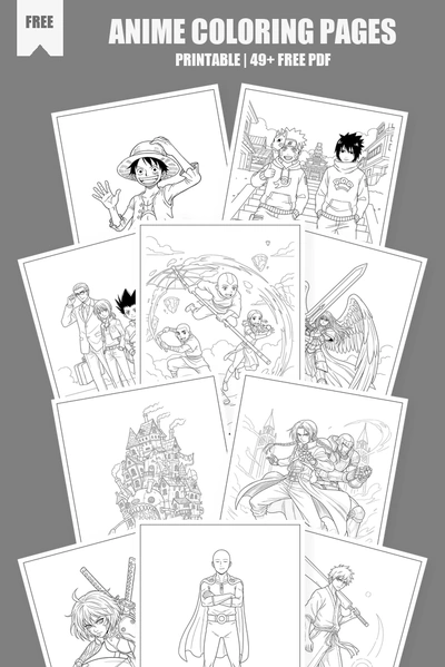 Coloring Pages PDF Pack Cover