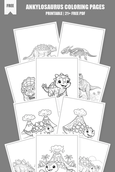 Coloring Pages PDF Pack Cover