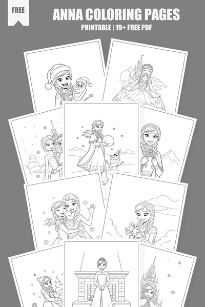 Coloring Pages PDF Pack Cover