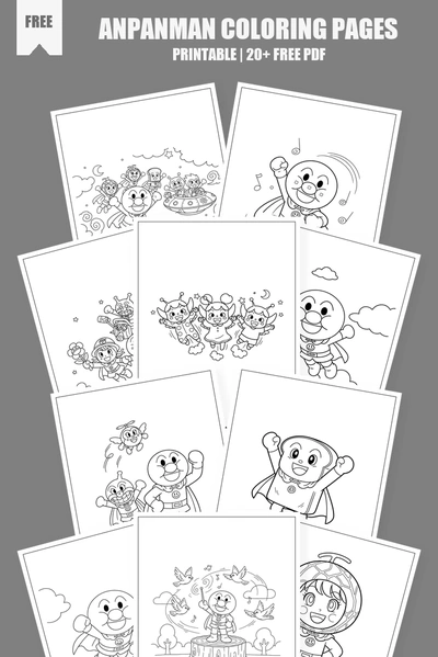 Coloring Pages PDF Pack Cover