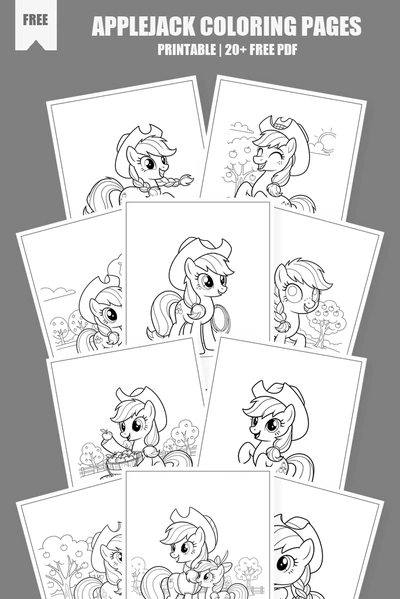 Coloring Pages PDF Pack Cover