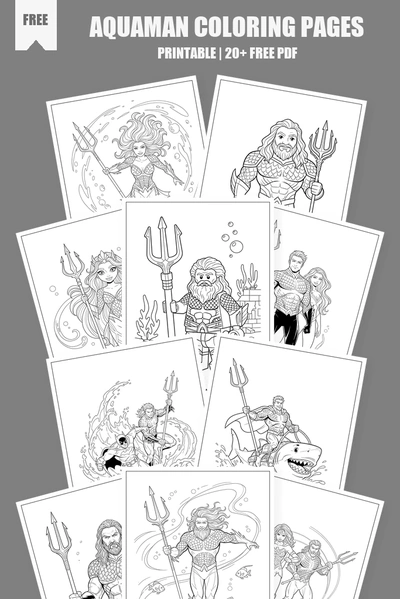 Coloring Pages PDF Pack Cover