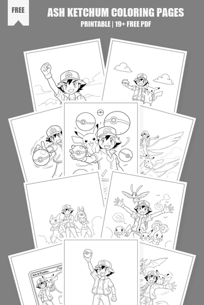 Coloring Pages PDF Pack Cover