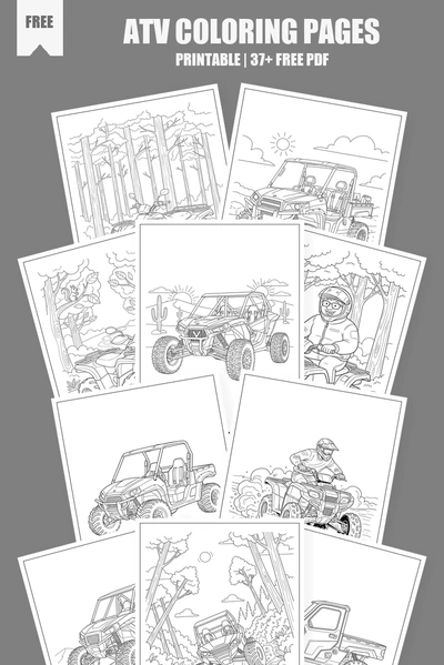 Coloring Pages PDF Pack Cover