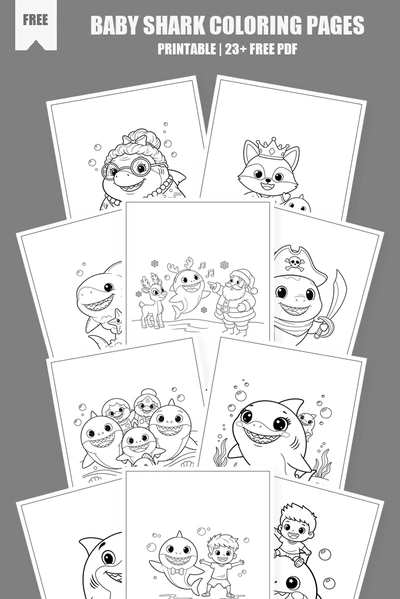 Coloring Pages PDF Pack Cover